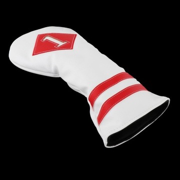 4 шт., деревянная верхняя крышка для гольфа, белый, красный номер