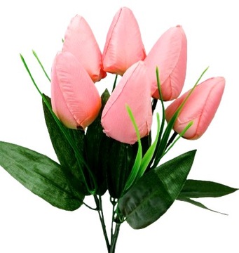 TULIPANY BUKIET TULIPANÓW tulipan sztuczne kwiaty do wazonu 6 kwiatów
