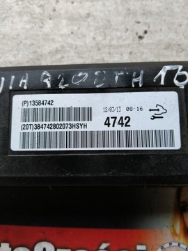 1626 ŘÍZENÍ KLIMATIZACE 13584742 OPEL INSIGNIA