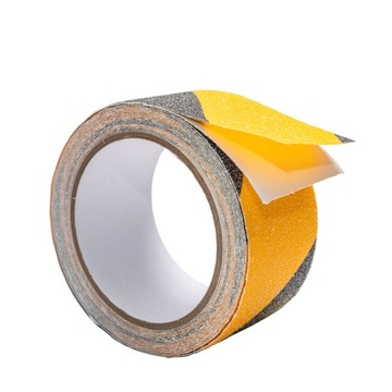 ПРОТИВОСКОЛЬЗЯЩАЯ САМОКЛЕЯЩАЯСЯ ПРЕДУПРЕЖДАЮЩАЯ ЛЕНТА 50 мм * 5 МЕТРОВ ДЛЯ ЛЕСТНИЦ