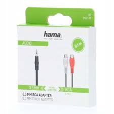 Kabel Hama jack-cinch microjack (2,5 mm) - 2x RC