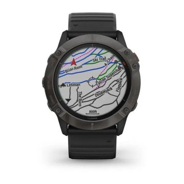 Garmin Fenix ​​6X Pro Solar Edition — умные часы с черной резиной P