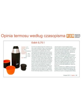 Termos Esbit Vacuum flask 1L czarny Gwarancja