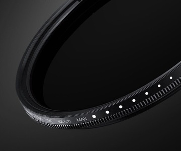 FILTR 72mm 72 mm K&F CONCEPT Typ FADER SZARY REGULOWANY Nano-C ND2-ND2000