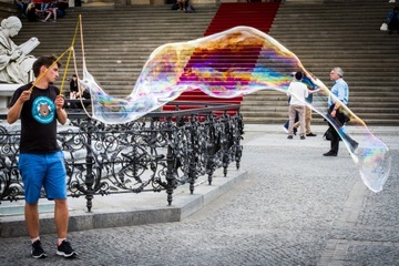 Столбы для больших мыльных пузырьков 5 литров жидкости