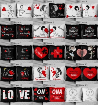 Комплект подушек Подарочная подушка ко Дню святого Валентина JS