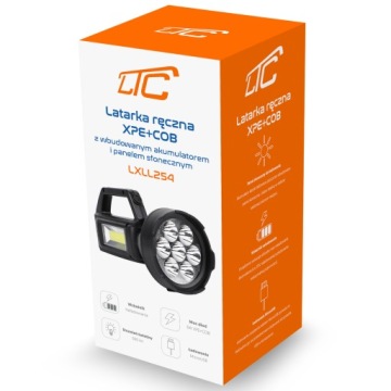 СОЛНЕЧНЫЙ ФОНАРЬ 7-LED XPE+ 500LM POWERBANK