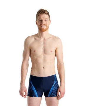 Szorty kąpielowe Arena SWIM SHORT GRAPHIC NAVY 8-100