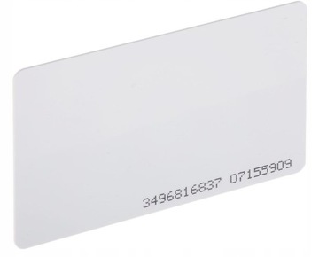 Karta zbliżeniowa S101N RFID 125kHz biała + NUMER