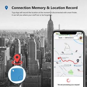 Мини-умный беспроводной Bluetooth-трекер для домашних животных и детский ключ
