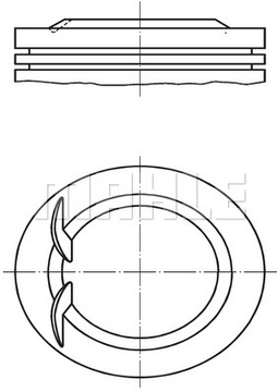 MAHLE 011 02 00 PÍST
