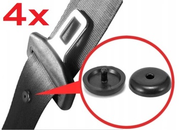 4x ЗАЖИМ ДЛЯ ЗАМКА КРЮЧОК ДЛЯ РЕМНЯ БЕЗОПАСНОСТИ