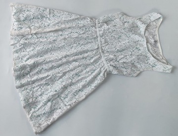 H&M _ miętowa sukienka KORONKA _ 36/164
