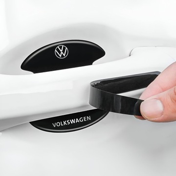 ПРОЧНАЯ ЗАЩИТНАЯ ФОЛЬГА ДЛЯ ДВЕРНЫХ РУЧОК VOLKSWAGEN, наклейки с логотипом автомобиля