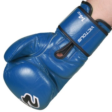 BELTOR VICTOUS RĘKAWICE BOKSERSKIE TRENINGOWE NIEBIESKIE 10 OZ