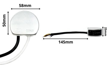 Zasilacz do taśmy LED 12V DC 5A 60W Dopuszkowy Wodoporny IP67