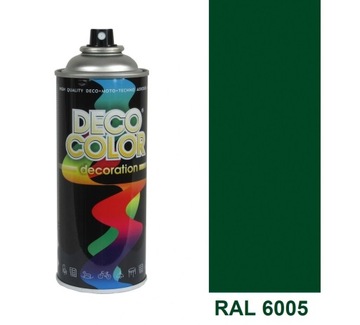 Lakier farba spray DecoColor 400ml ZIELONY CI 6005