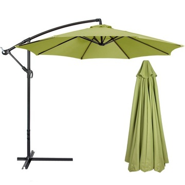 Parasol zielony 300 x 10 cm