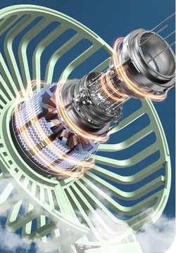 Портативный портативный вентилятор 4000 мАч Мини-офисный вентилятор, 4 скорости