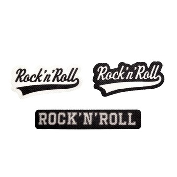 Naprasowanki termo aplikacje zestaw Rock'N'Roll