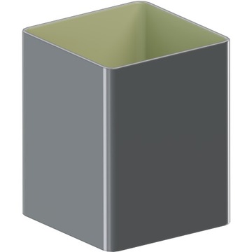 KROP PVC RURA KWADRATOWA 80 ral 7016 dł. 4m GRAFIT