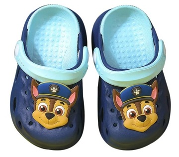 KLAPKI KAPCIE DZIECIĘCE BUTY SANDAŁKI PSI PATROL CHASE 26-27