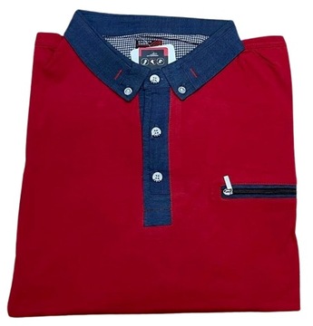 KOSZULKA POLO DŁUGI RĘKAW MĘSKA BAWEŁNA 3XL