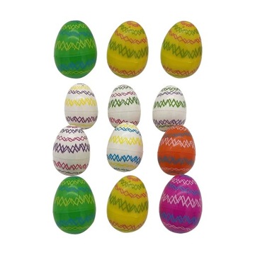 12шт пасхальные яйца для начинки, наполнители для пасхальных корзин, разные цвета