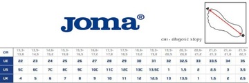 BUTY dziecięce JOMA TPJS2233IN halówki 29