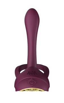 Zalo - Вибрирующее кольцо для пениса с дистанционным управлением Bayek Purple