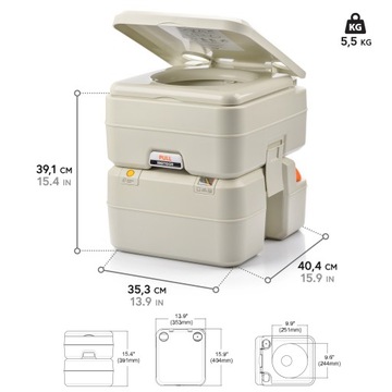 ПОРТАТИВНЫЙ ТУРИСТИЧЕСКИЙ ТУАЛЕТ МЕТЕОР СФПТ-20-2 20л