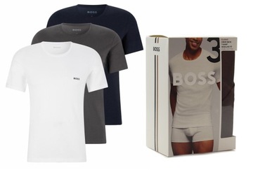 Zestaw T-shirt męski okrągły dekolt Hugo Boss | Rozmiar M