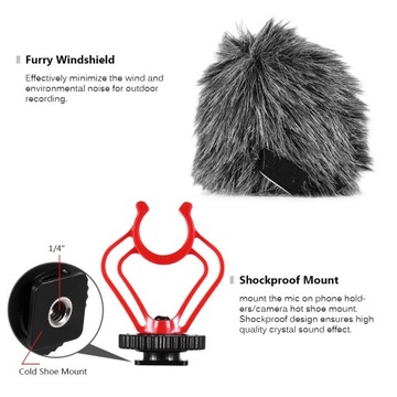 Мини-кардиоидный микрофон BOYA BY-MM1, металлический