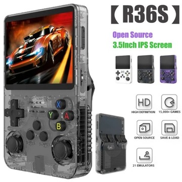 R36S Ретро портативная игровая консоль с открытым исходным кодом Linux-система 3,5 дюйма