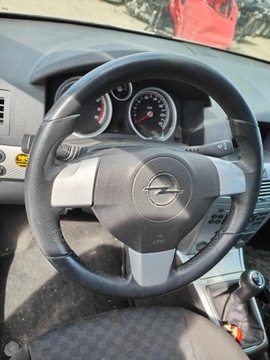 OPEL ASTRA H III 04r KIEROWNICA SKÓRZANA