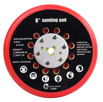 Talerz szlifierski stopa rzep GET GEX