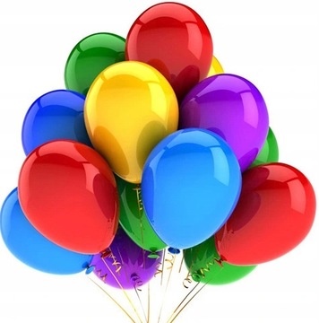 BALONY ZESTAW na chrzest dla dzieci urodziny