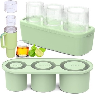 Ice Mold Flip Foremkі Formy do Kostek Lodu na kubek Tumbler do Stanley