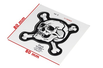 NAKLEJKA PIRAT SREBRNY 0408/3 KAT-E