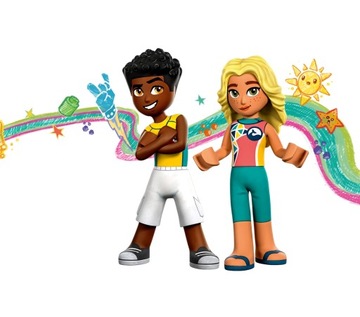 LEGO FRIENDS 41752 HYDROPLAN RATOWNICZY SAMOLOT WODNY RATUNKOWY WIELORYB