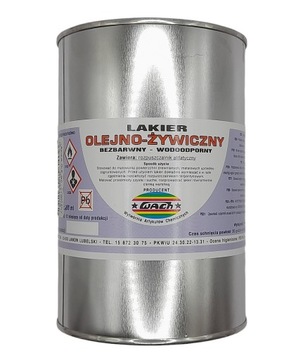 Lakier do drewna olejno - żywiczny, bezbarwny 1L