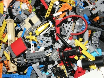 Lego Technic MIX oryginalne klocki Belki Łączniki Zębatki 0,1 KG 0,1kg