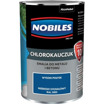 Nobiles Chlorokauczuk Niebieski Sygnałowy 1l