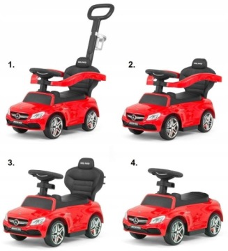 Mercedes Amg Pusher Ride Walker 4in1 автомобиль