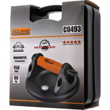 RICHMANN ВАКУУМНАЯ ПРИСОСКА С НАСОСОМ И МАНОМЕТРОМ ДЛЯ ЗЕЛЕНЫХ СТЕКЛОВ 80КГ 150мм