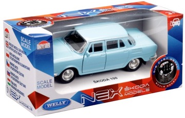 WELLY SKODA 100 1:34 МЕТАЛЛИЧЕСКАЯ МОДЕЛЬ НОВАЯ