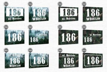 Номер дома БОЛЬШАЯ АЛЮМИНИЕВАЯ АДРЕСНАЯ ТАБЛИЧКА