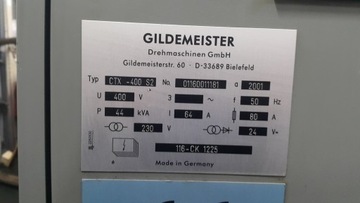 DMG Gildemeister CTX 400 V3 Токарный станок с ЧПУ