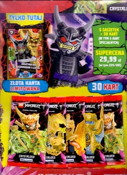 LEGO Ninjago Crystalized Seria 8. 30 + Złota Limit