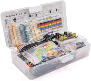 Electronics Component Basic Starter Kit with 830 Tie-Points Breadboard